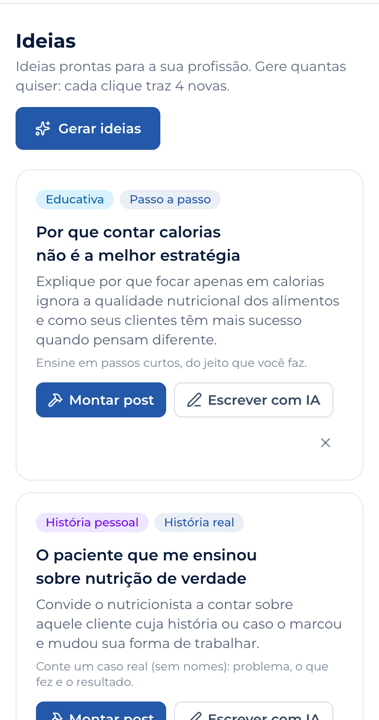 Banco de ideias da ORCA